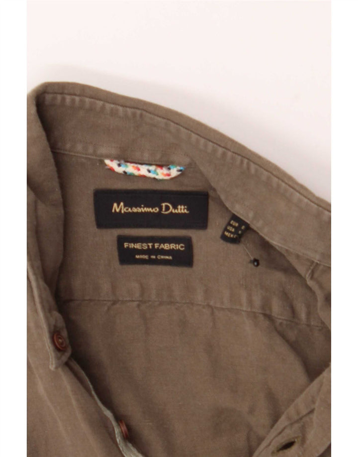 Massimo Dutti Chemise Homme Petit Kaki