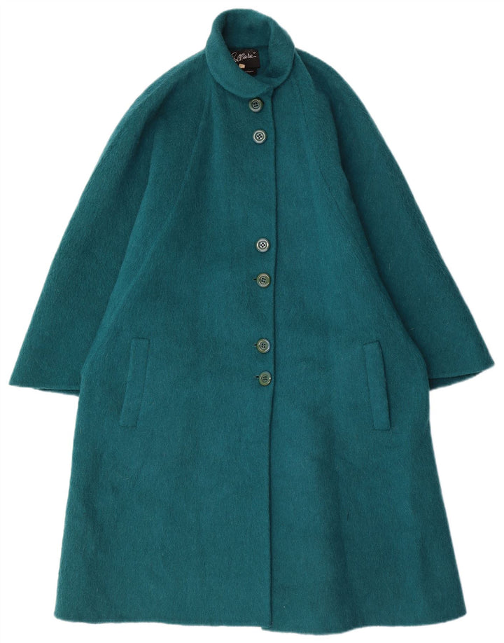 Gallara Manteau surdimensionné pour femme IT 42 laine d'alpaga turquoise moyen