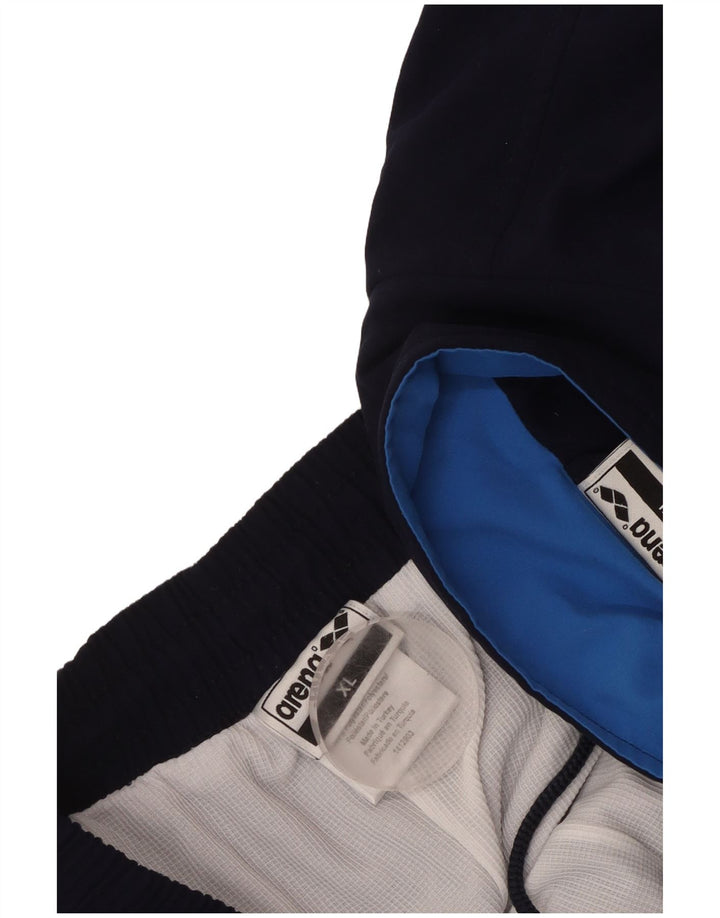 Arena Survêtement Complet Graphique Homme XL Bleu Marine Colorblock Polyester