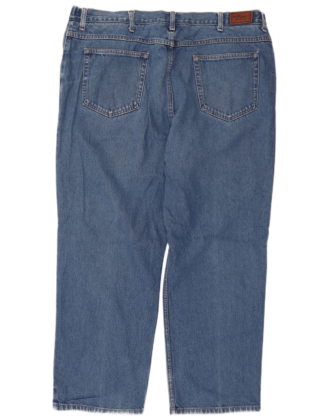 L.L.Bean Jean droit homme W40 L29 bleu coton