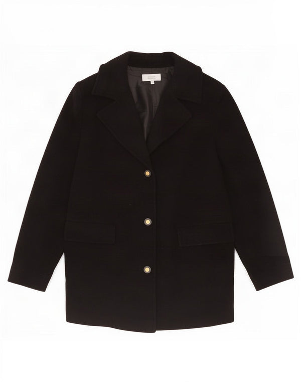 Marks & Spencer Veste blazer à 3 boutons pour femme UK 18 XL Laine noire
