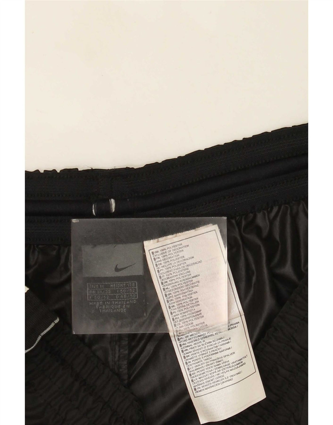 Nike Short de sport pour homme Noir moyen Polyester