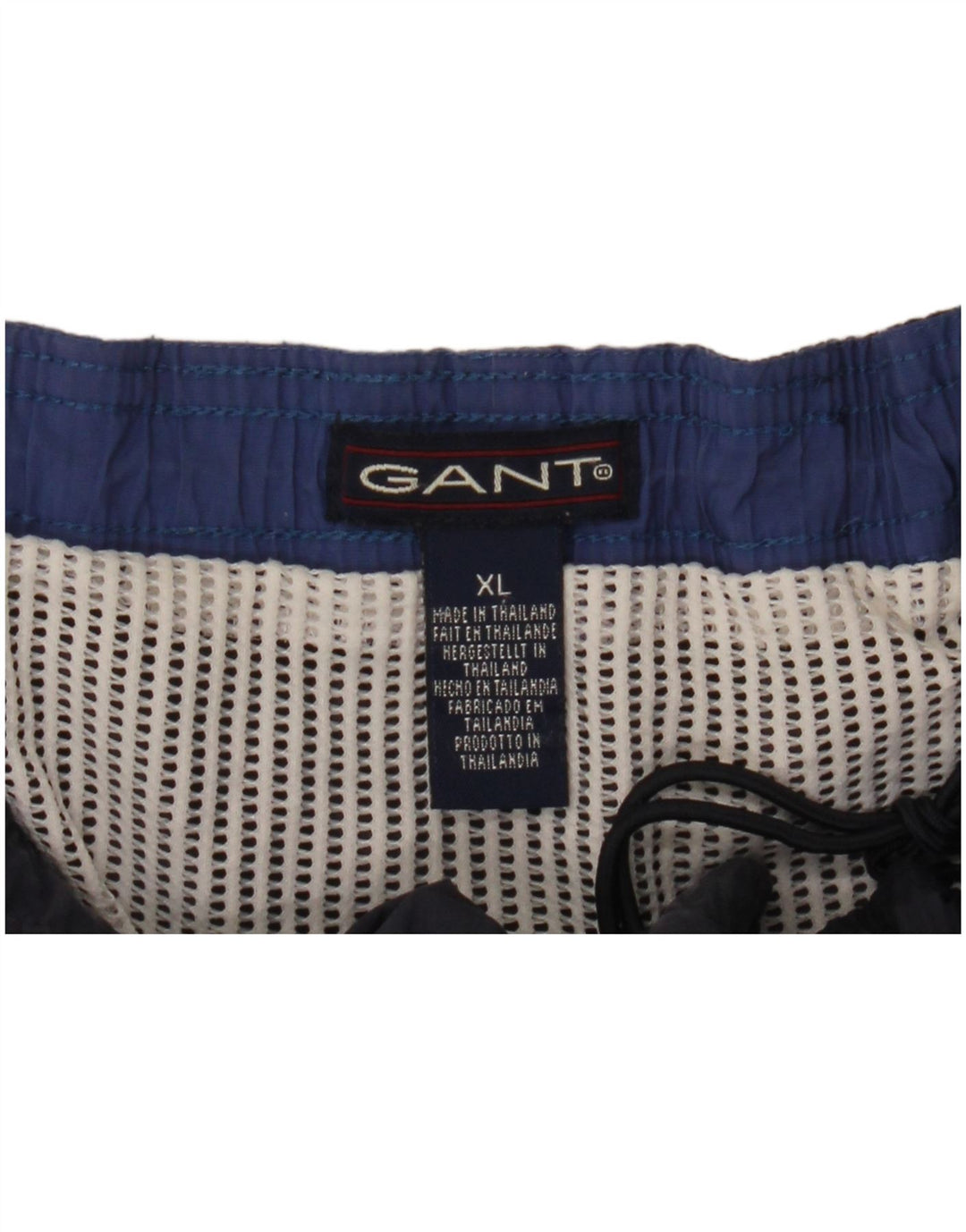 GANT Short de Bain Homme XL Bleu Marine Colorblock Nylon