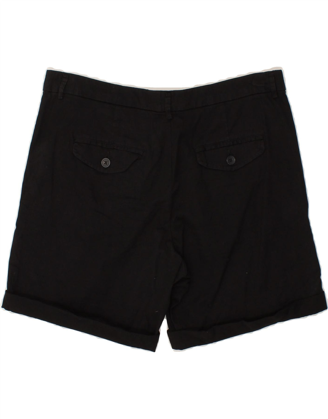 BENETTON Womens Chino Shorts IT 46 Large W36 Black Cotton Vintage Benetton and Second-Hand Benetton from Messina Hembry 