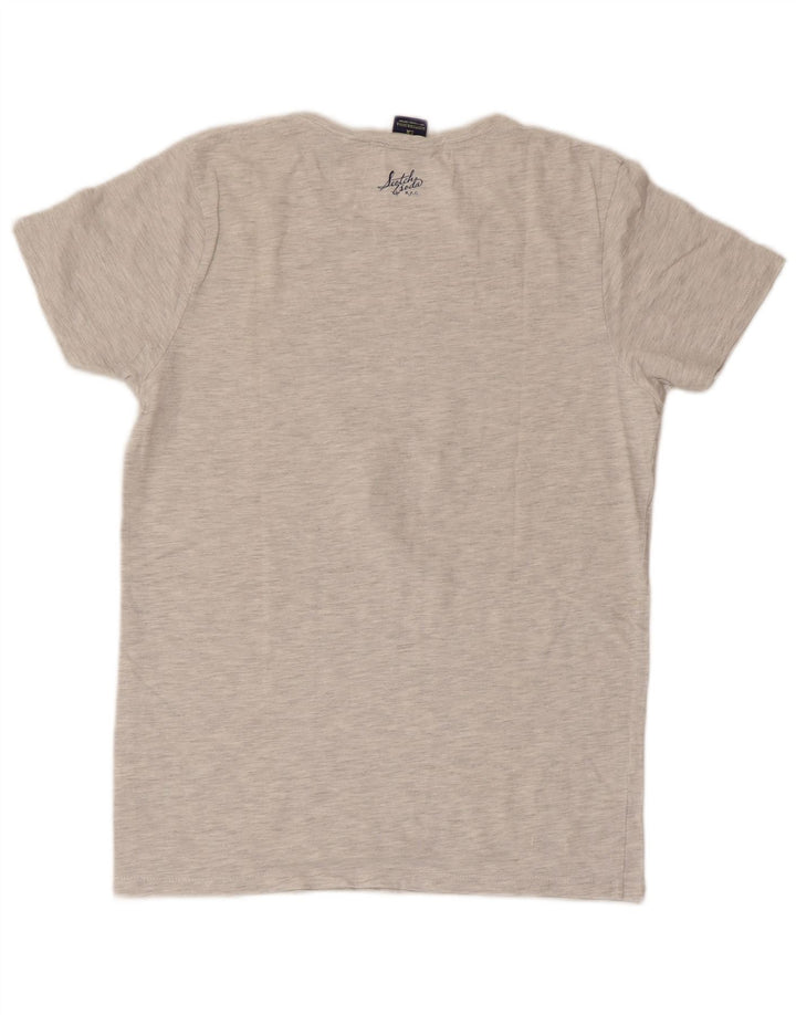 SCOTCH & SODA T-Shirt Graphique Homme Petit Gris Coton