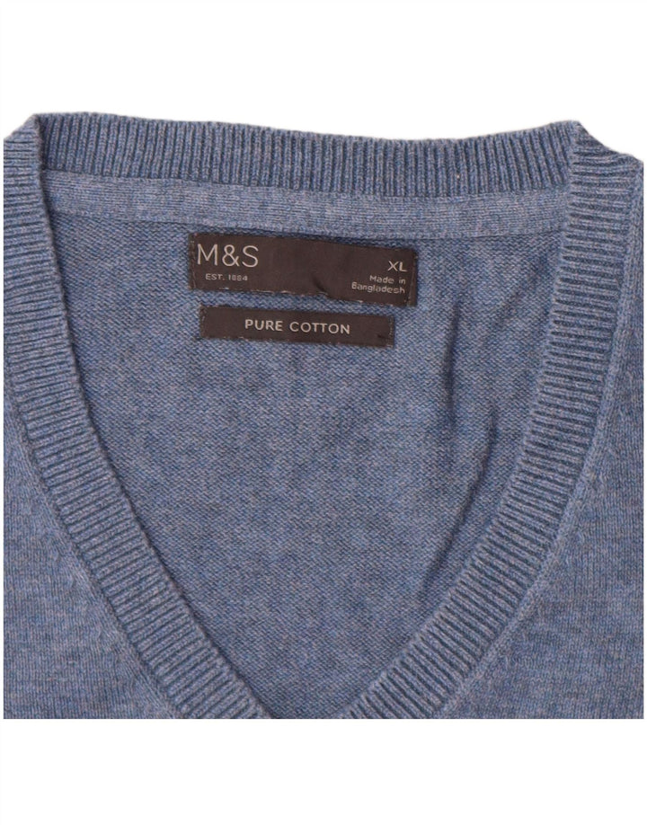 Marks & Spencer Débardeur pour homme XL en coton bleu