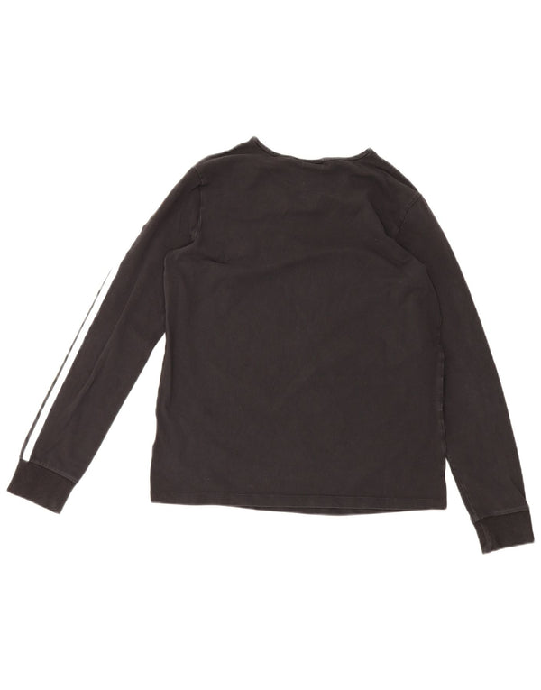 Adidas Haut à manches longues pour femme UK 14 Medium Noir Coton Sports