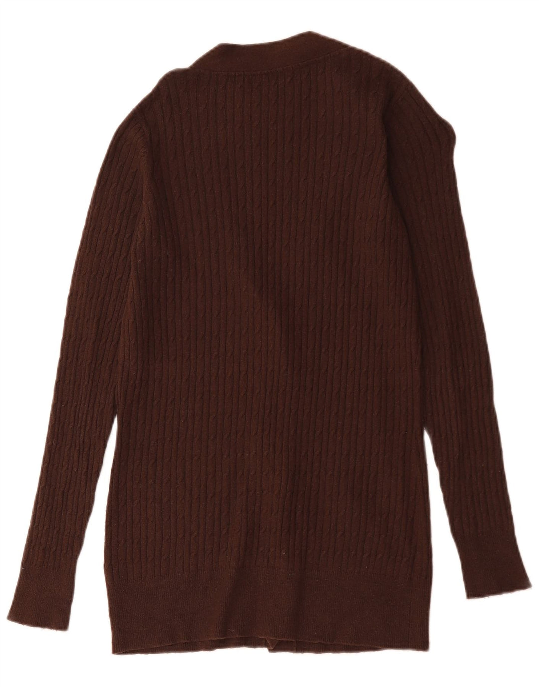 Zara Cardigan Femme Pull UK 16 Large Marron