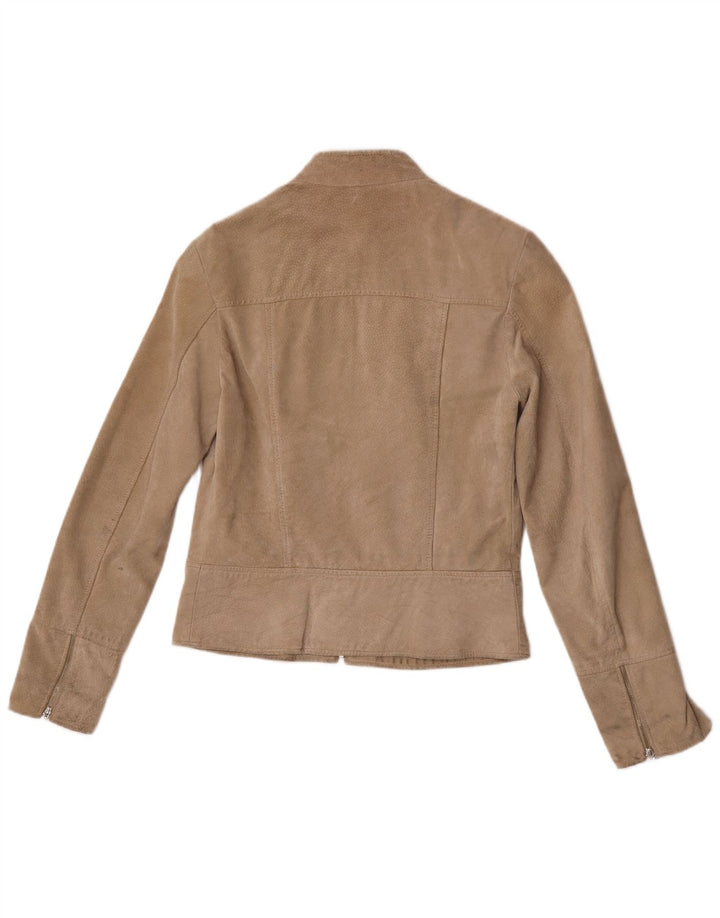 Privilegi Veste en Daim Femme IT 42 Cuir Beige Moyen