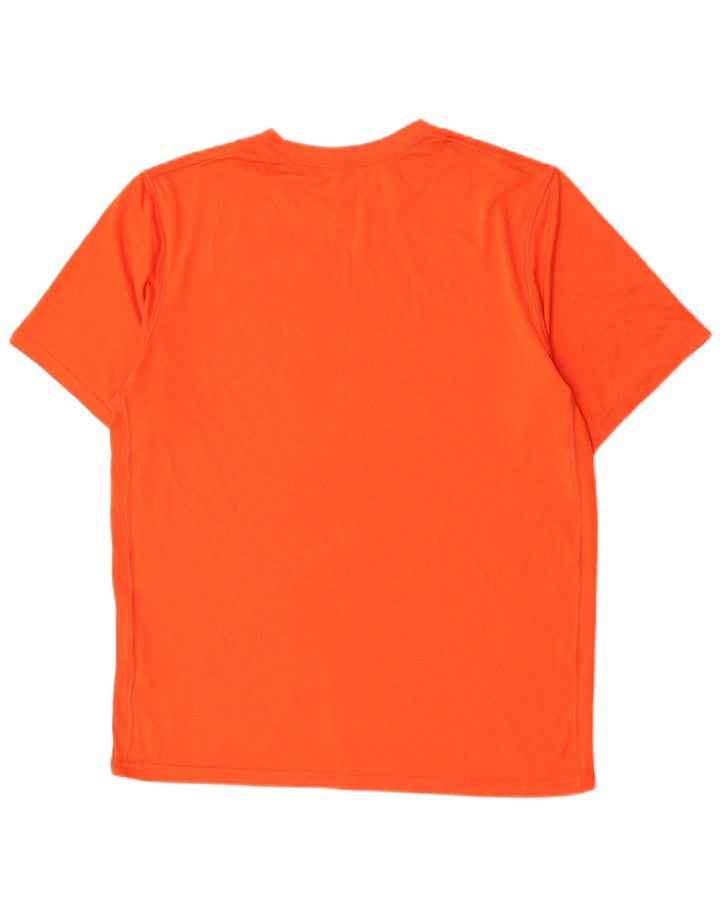 Nike Hommes Dri Fit T-Shirt Haut Orange Moyen Polyester