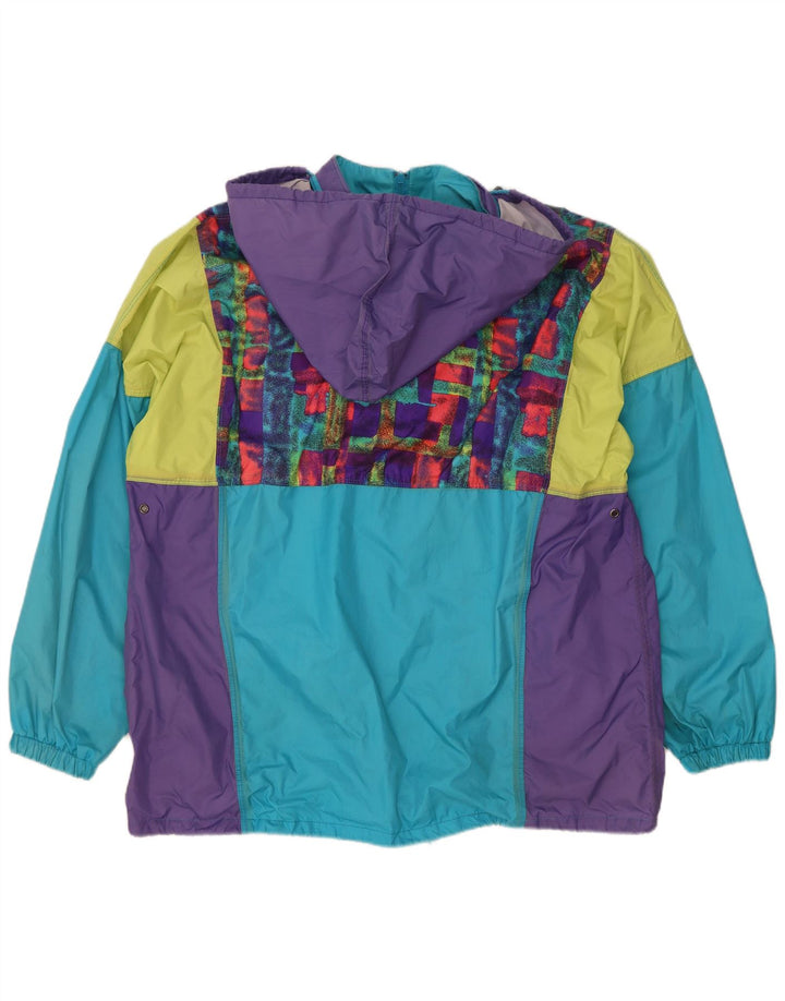 Shamp Veste de pluie à capuche pour homme EU 48/50 Medium Multicolore Colourblock