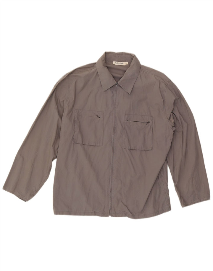 Calvin Klein Chemise Homme Large Gris Coton