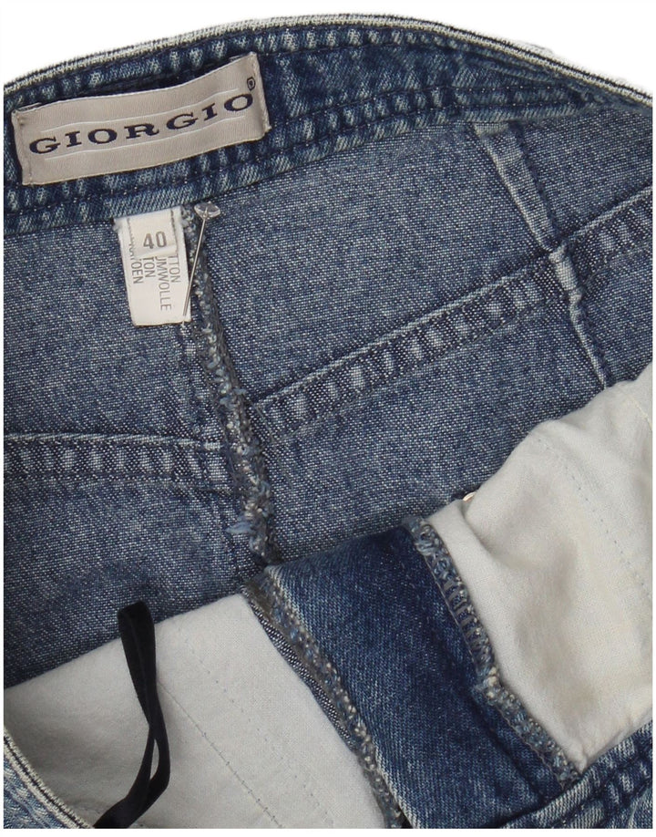 jupe en denim femme vintage EU 40 Moyen W28 Coton Bleu
