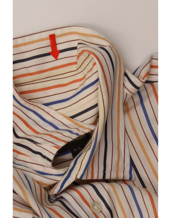 Henry Cottons Chemise Homme Taille 43 Grand Coton Rayé Multicolore
