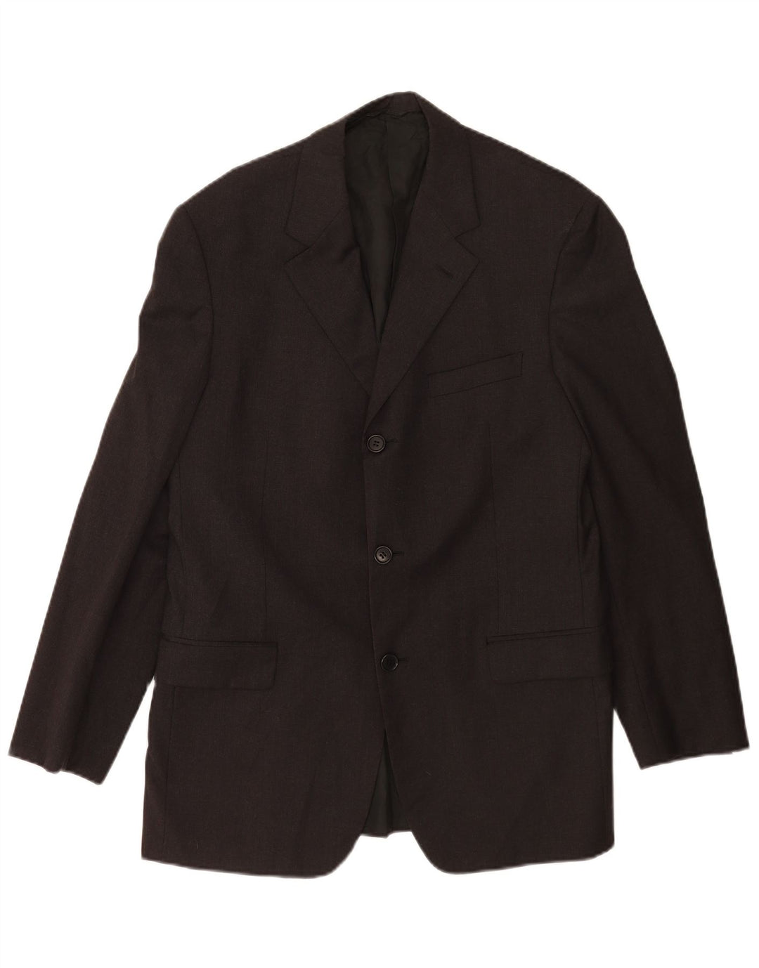 Cerruti 1881 Veste blazer à 3 boutons pour homme IT 50 Large laine noire