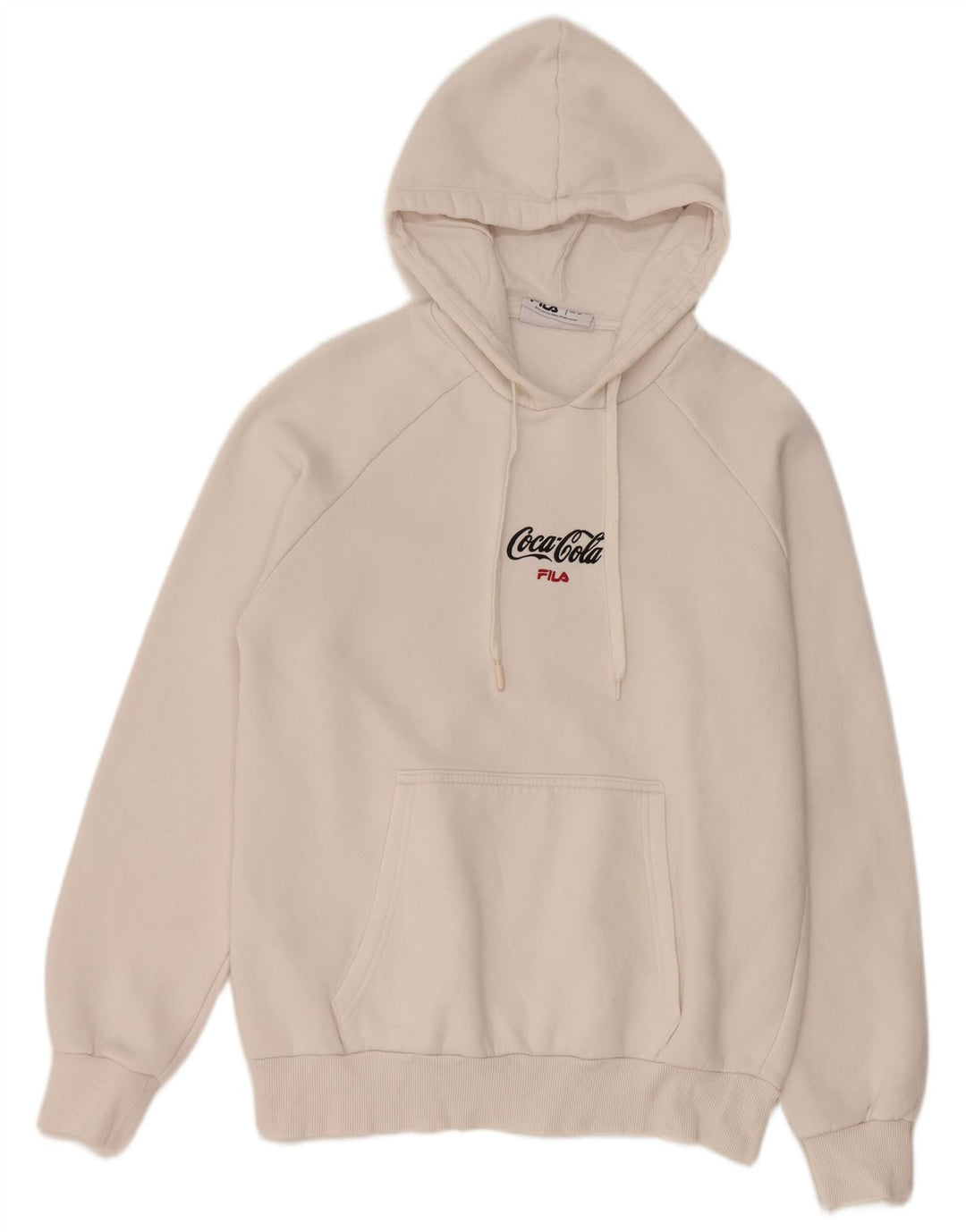 Fila Pull à Capuche Coca-Cola Graphic Homme Blanc Petit