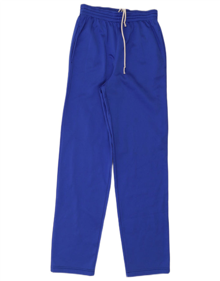 Pantalon de survêtement vintage pour homme en polyamide bleu moyen