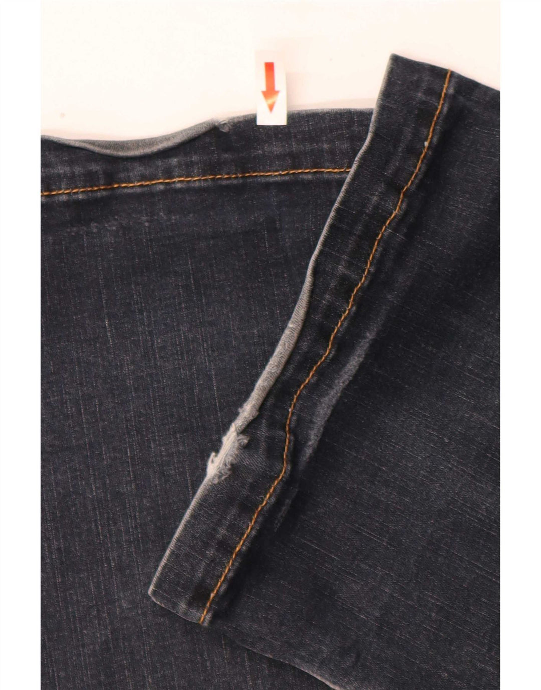 Benetton Jean Évasé Femme W25 L33 Bleu