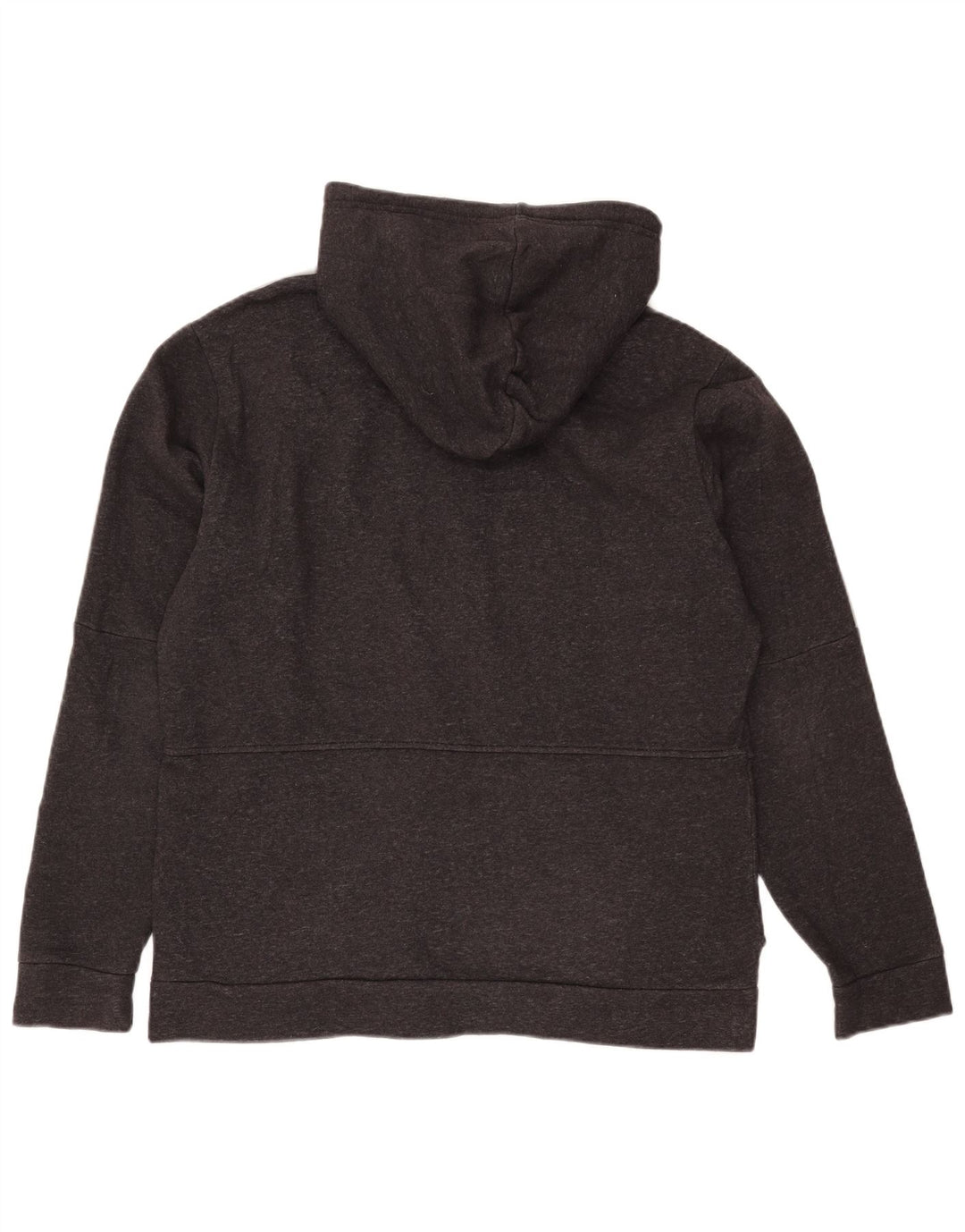 Adidas Pull à capuche zippé pour homme Grand coton moucheté gris