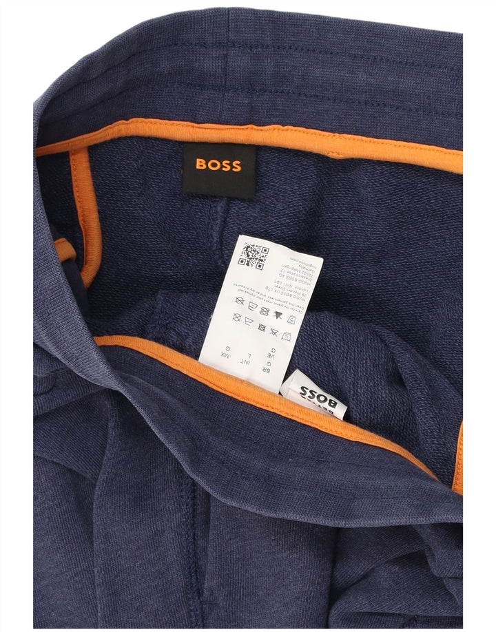 Hugo Boss Homme Pantalon De Survêtement Joggers Large Bleu Marine Coton