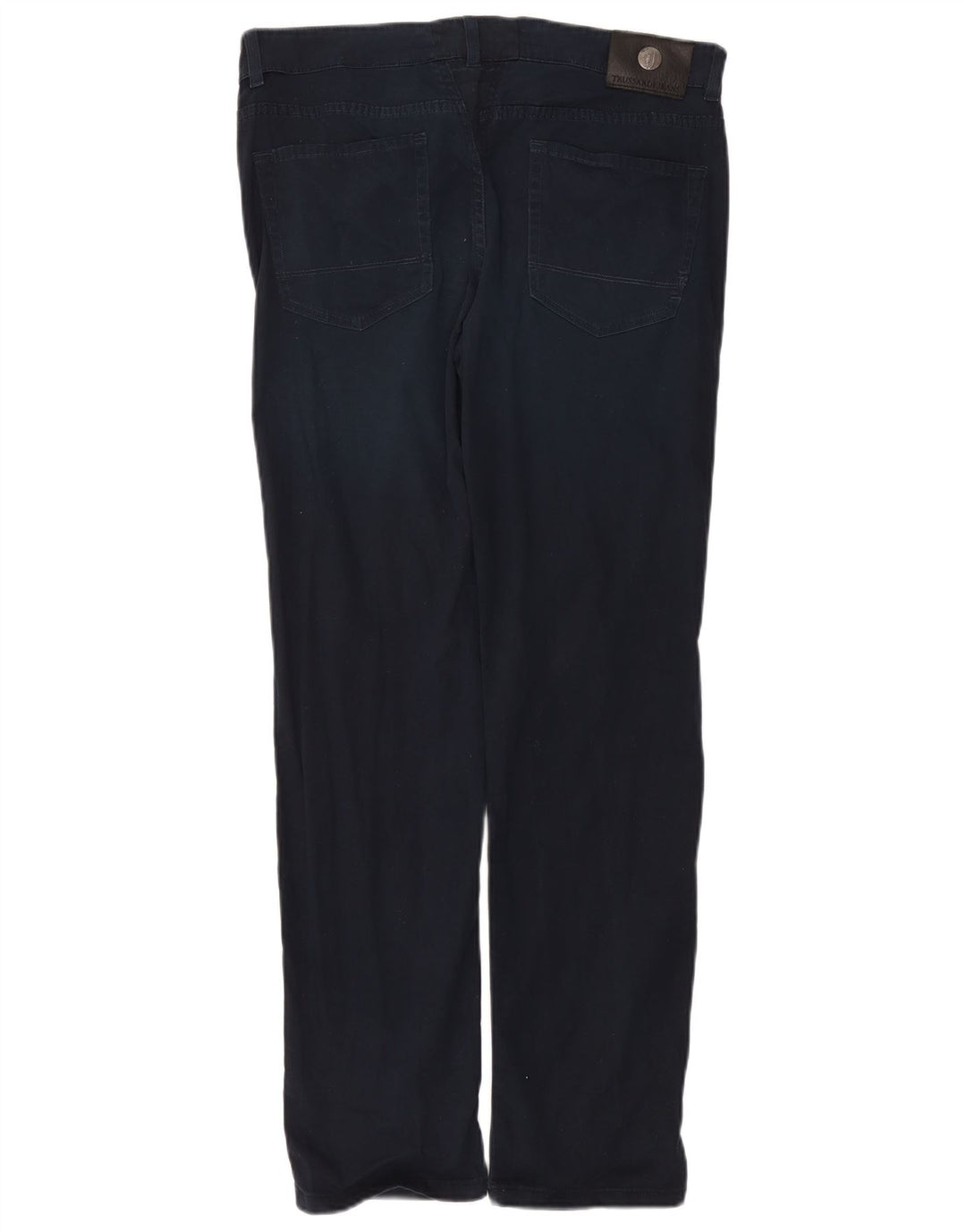 Trussardi Pantalon Droit Casual W34 L31 Bleu Marine Homme