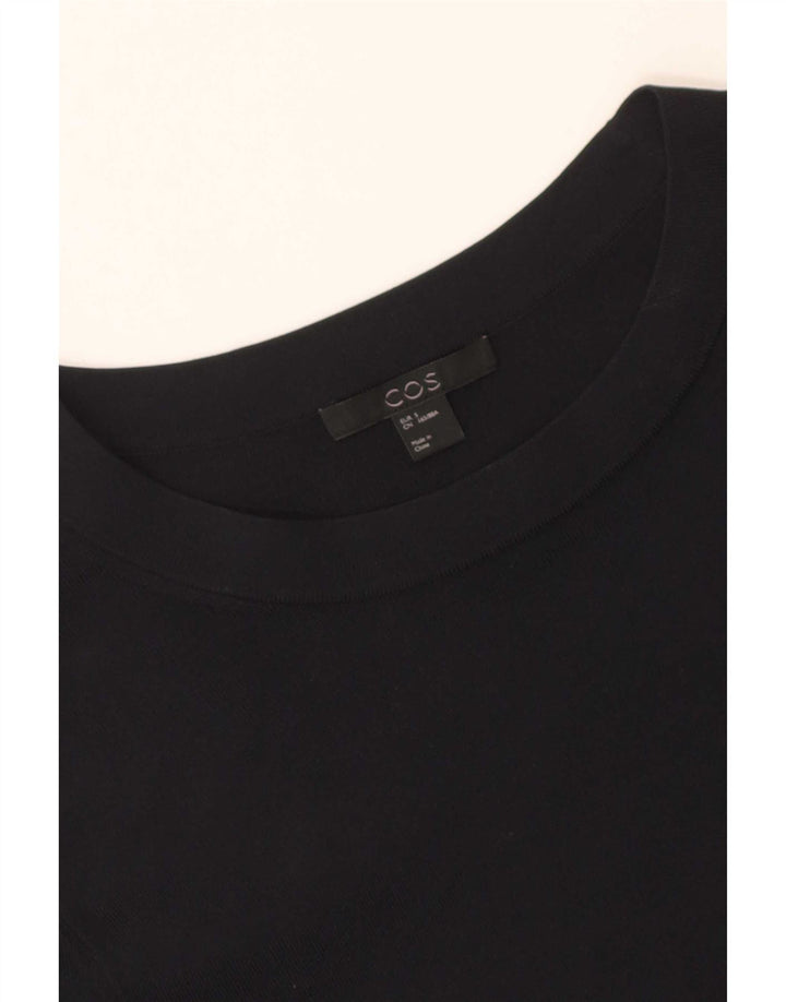 Cos Robe droite à manches 3/4 pour femme UK 10 Small Bleu marine