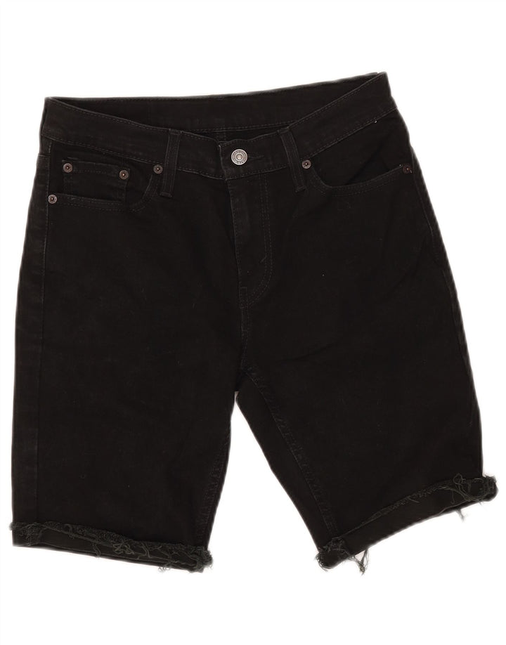 LEVI'S Short en Jean 511 Femme W30 Coton Noir Moyen
