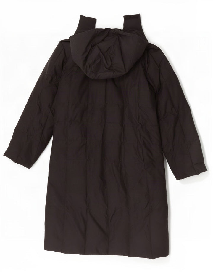 Sergio Tacchini Manteau rembourré à capuche pour femme IT 44 Polyester noir moyen