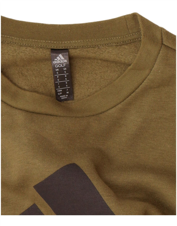 Puma Sweat-shirt graphique pour homme en coton kaki Taille S