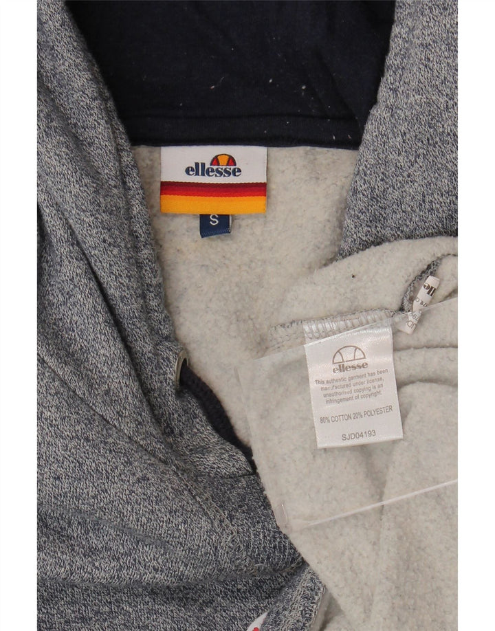 Ellesse Pull à capuche graphique pour homme Petit gris Coton