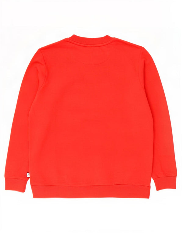 Fila Sweat-shirt graphique pour femme UK 16 Large Rouge Coton