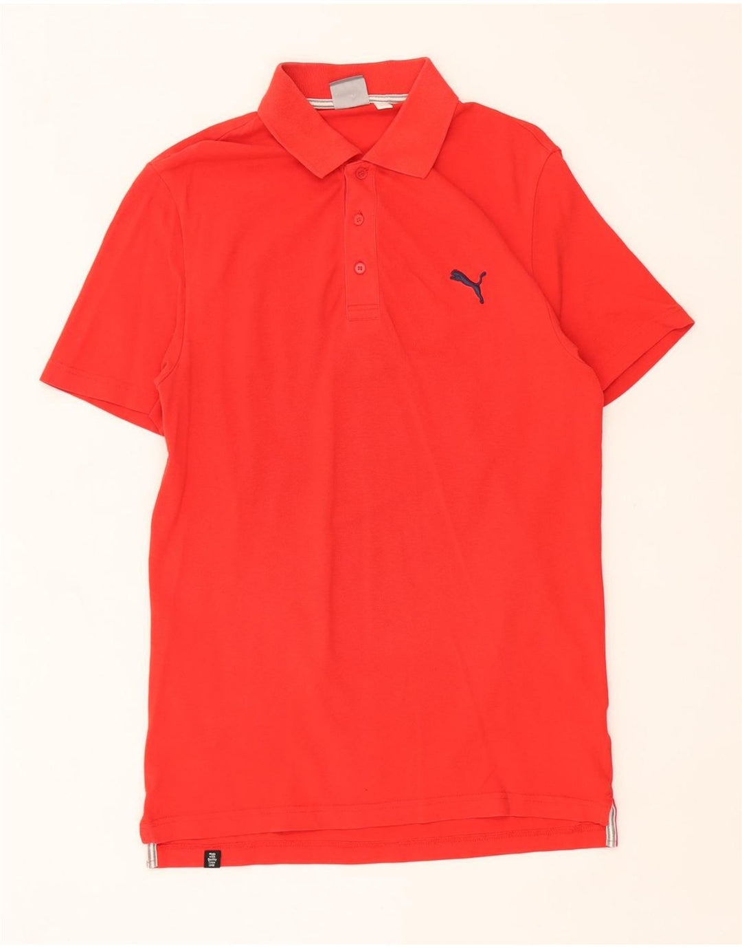 Puma Polo Homme Petit Rouge Coton