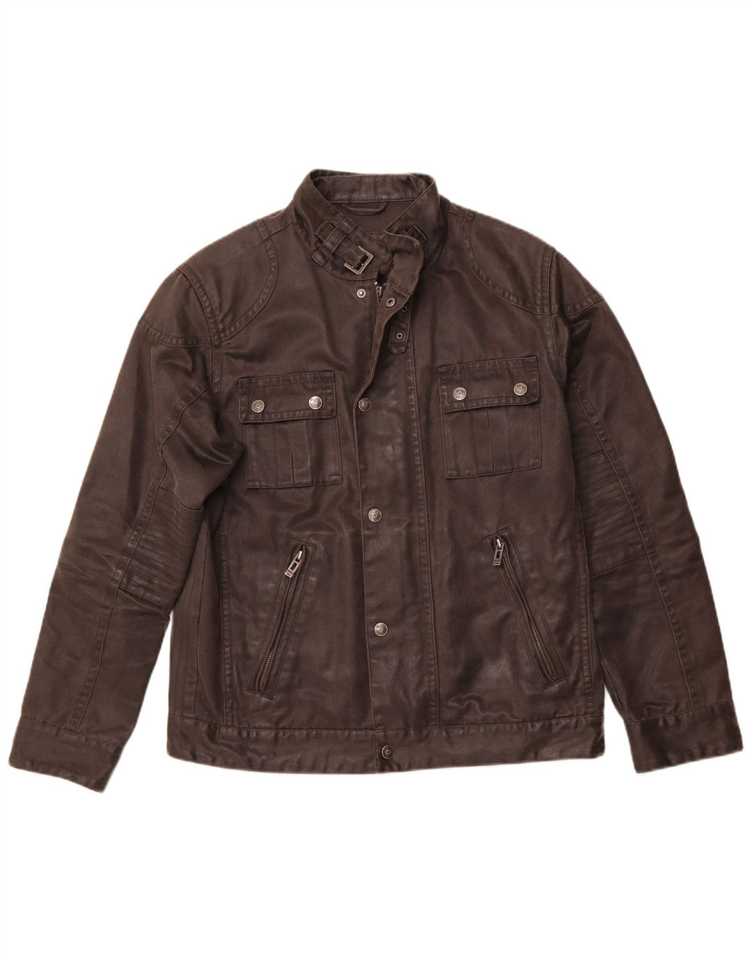 ENGBERS Veste utilitaire pour homme UK 40 Large Noir Coton