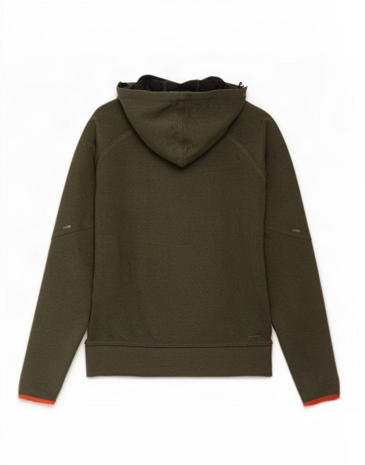Reebok Sweat à Capuche Zippé Homme Vert Moyen Coton