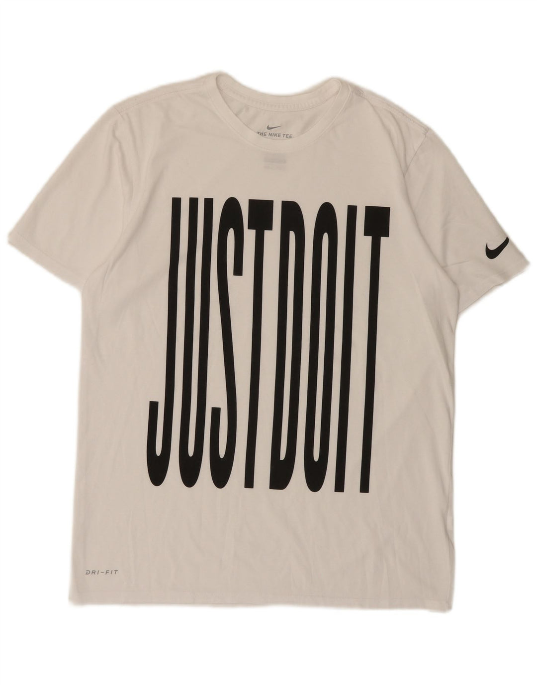 NIKE T-Shirt Dri Fit Graphic Homme Blanc Moyen