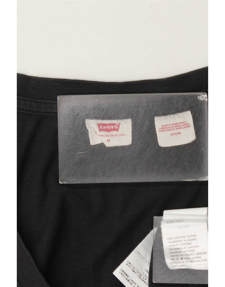 Levi's T-Shirt Femme UK 14 Gris Moyen Coton