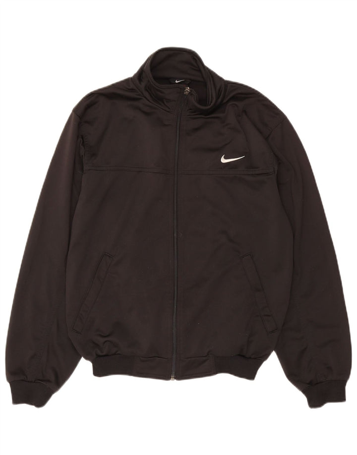 Nike Veste de survêtement graphique pour homme UK 34/35 XS Noir Polyester