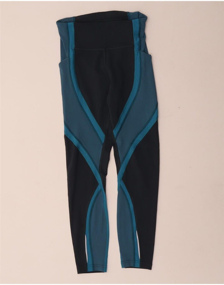 Lululemon Leggings pour femme US 4 Small Bleu Colorblock Nylon