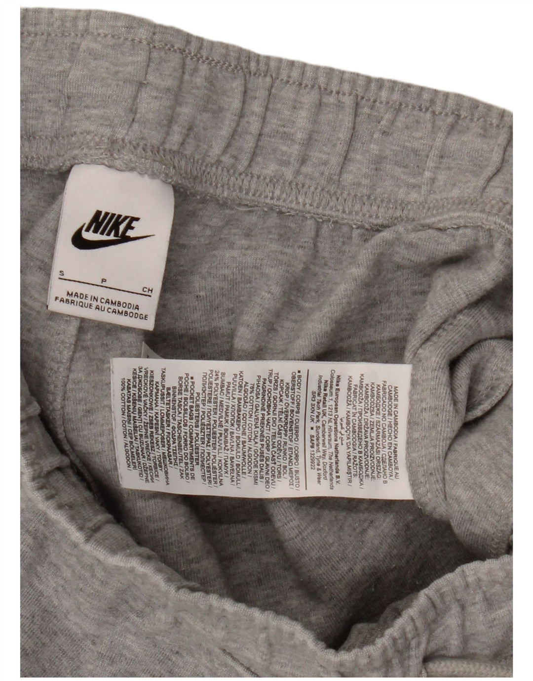 Nike Pantalon de survêtement pour homme en coton gris Taille S