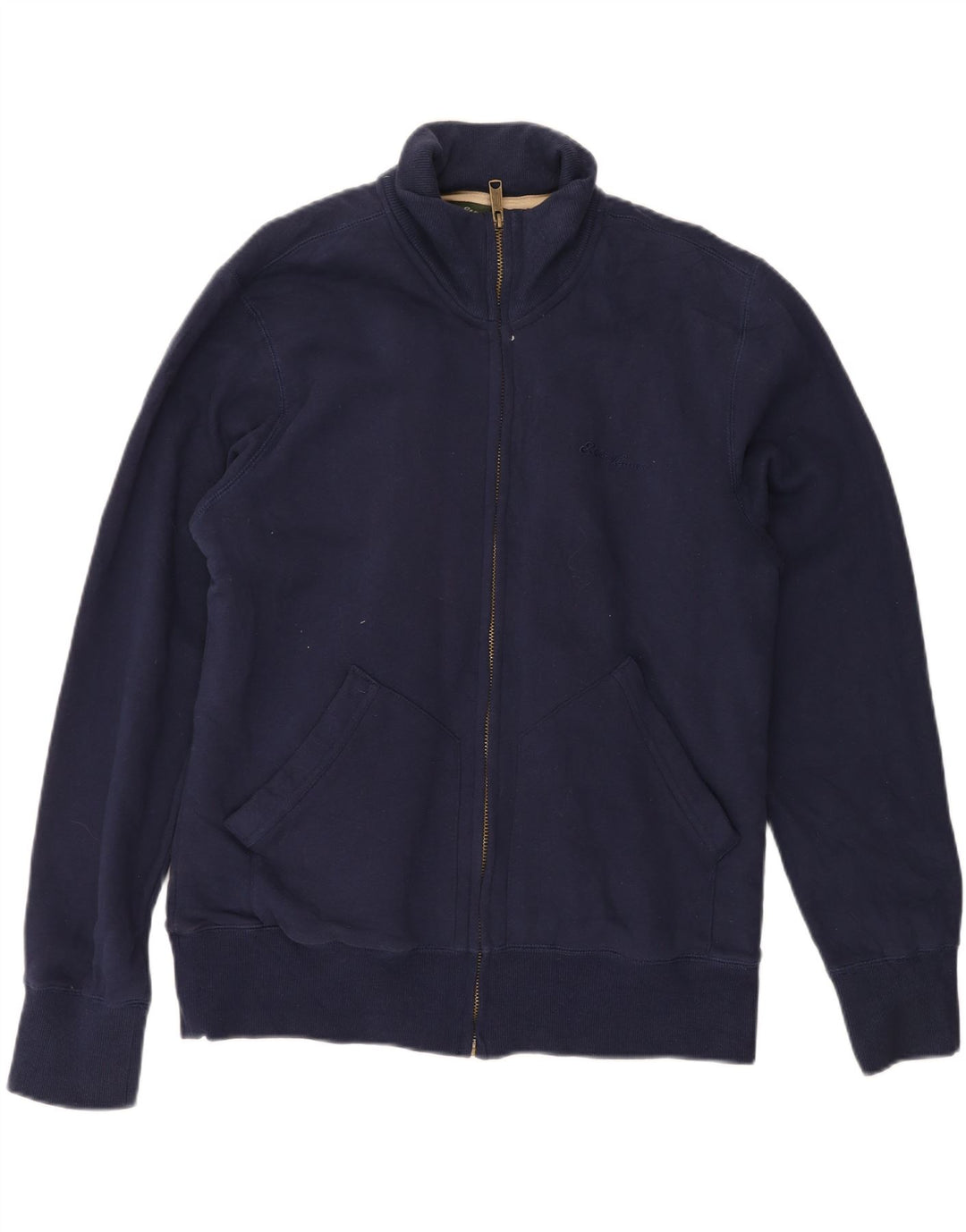 EDDIE BAUER Mens Cardigan Sweater XL Navy Blue Cotton Vintage Eddie Bauer and Second-Hand Eddie Bauer from Messina Hembry 
