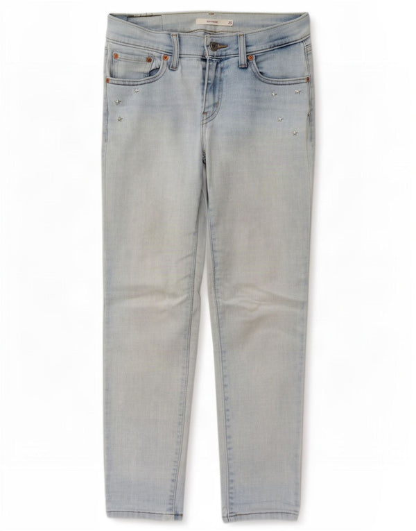 Levi's Jean Boyfriend Slim W25 L27 Femme Bleu Coton