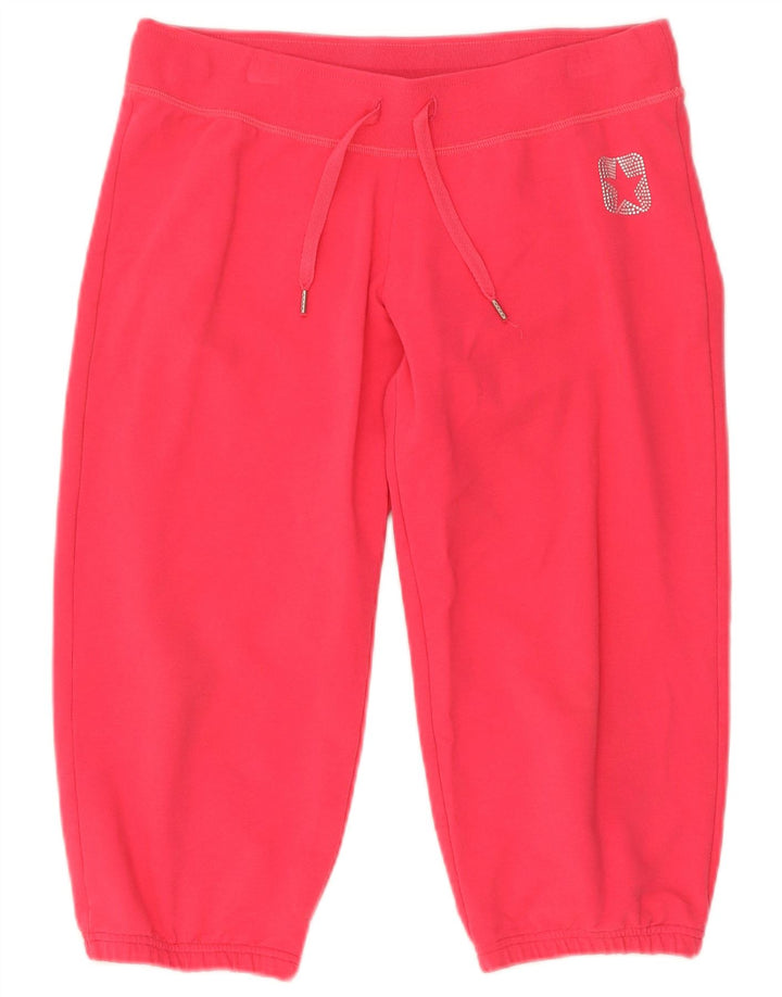 Converse Bermuda Sport Short UK 12 Femme Rose Moyen Coton