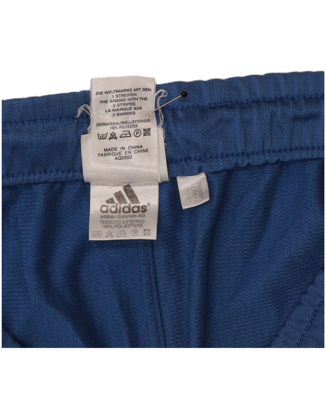 Adidas Short de sport homme bleu moyen polyester