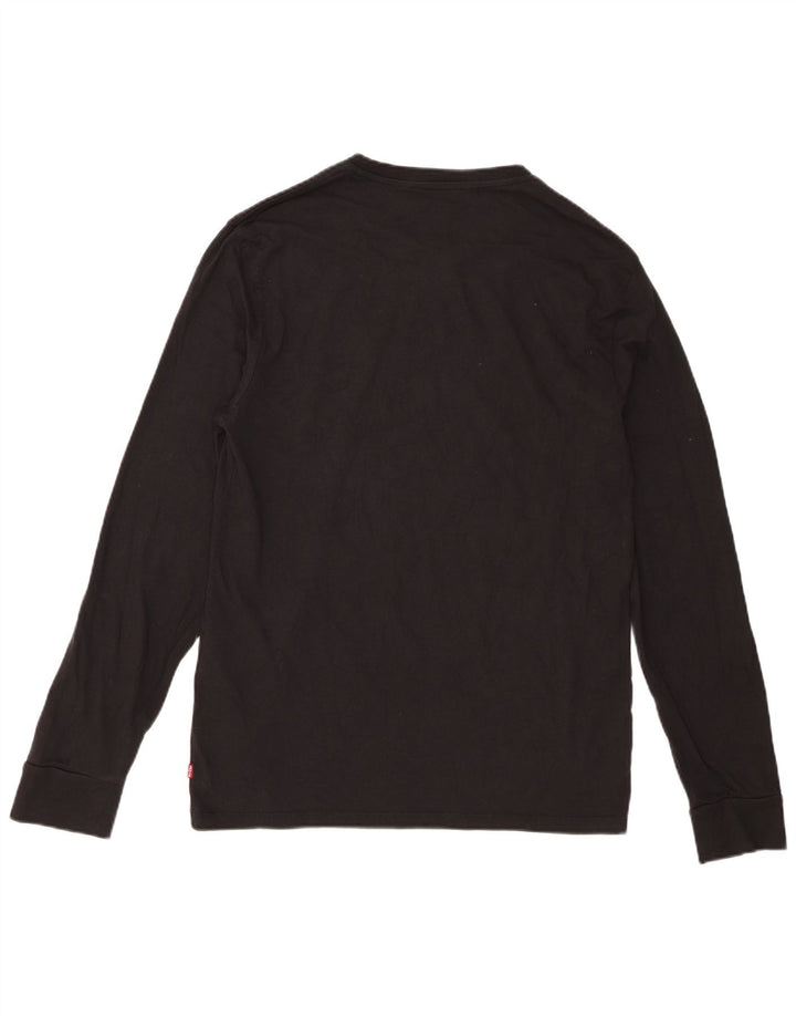 Levi's Top Graphique à Manches Longues Homme Noir Moyen Coton