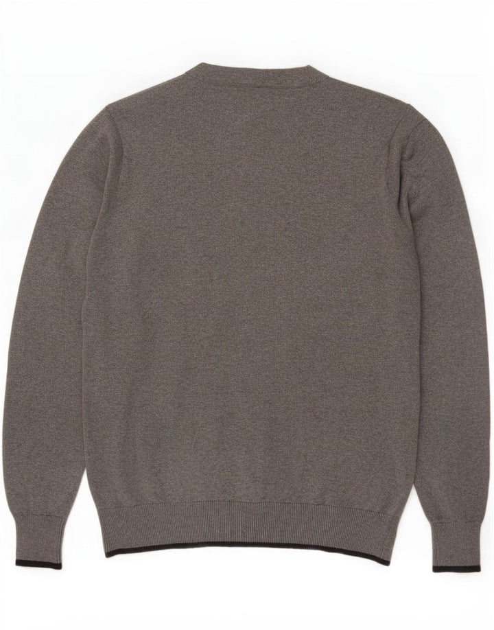 Marks & Spencer Pull Cardigan Blue Harbor Homme Gris Moyen Coton