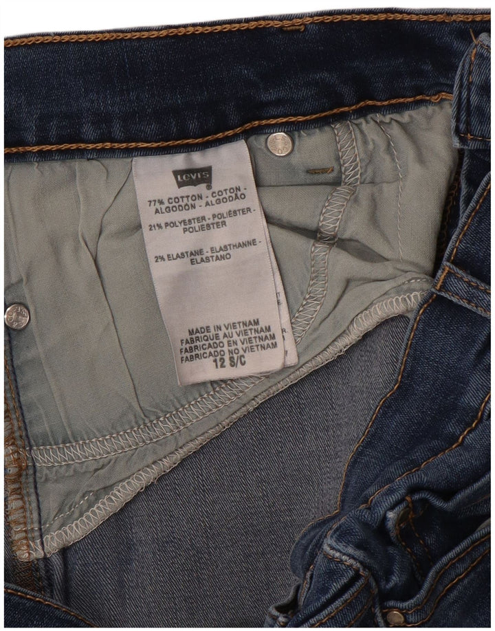 LEVI'S Jean bootcut 512 pour femme US 12 Large W32 L30 Bleu