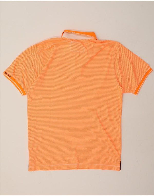 North Sails Polo Homme XL Coton Rayé Orange