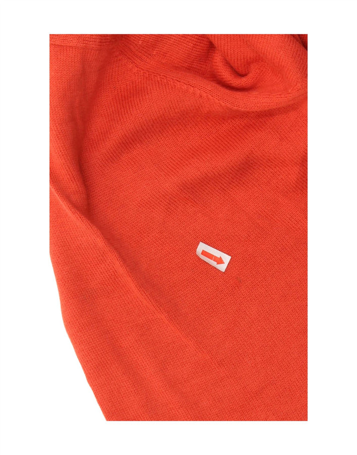Lacoste Pull ras du cou pour homme Taille 4 Coton orange moyen