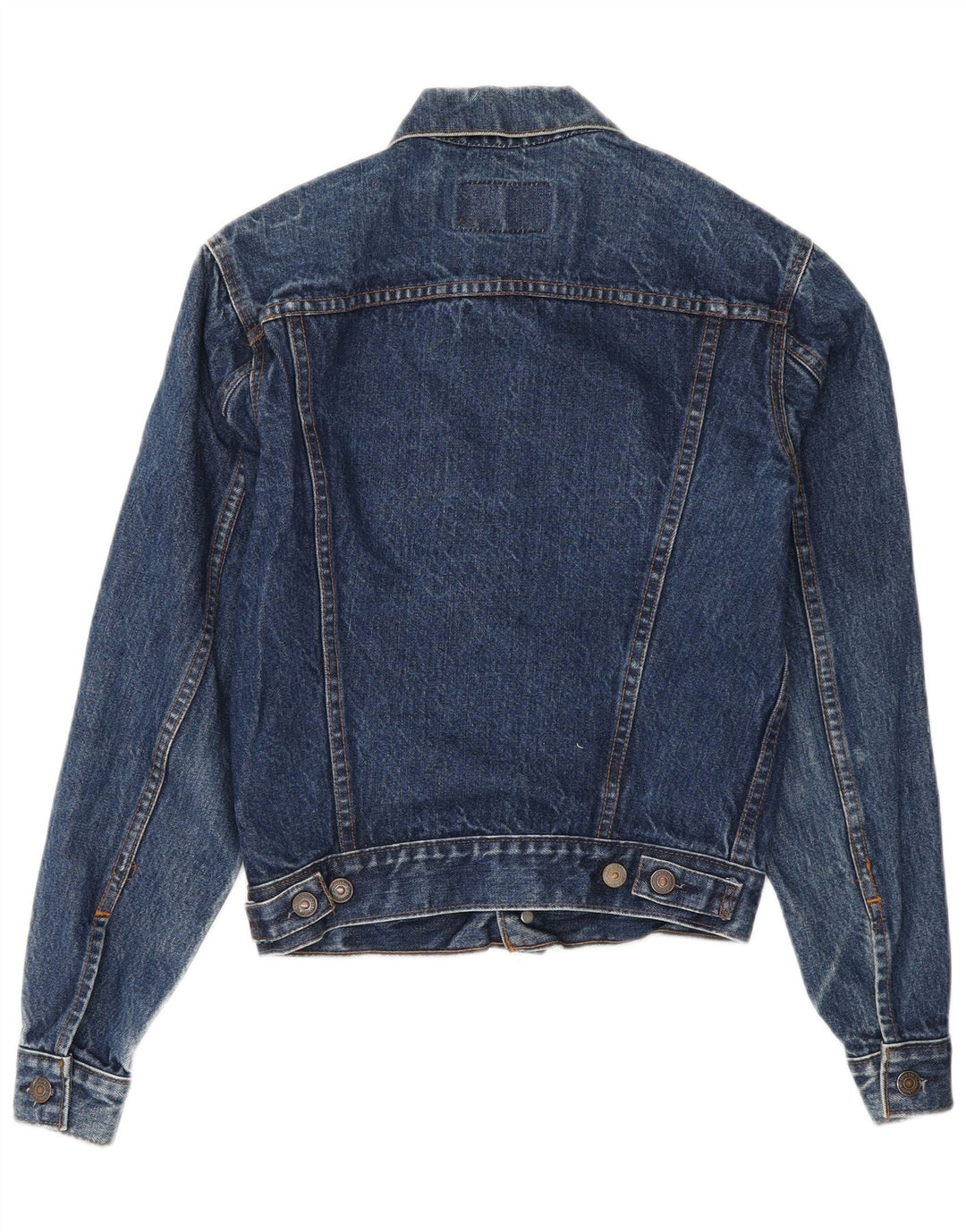 LEVI'S Veste en Jean Femme EU 36 Petit Bleu