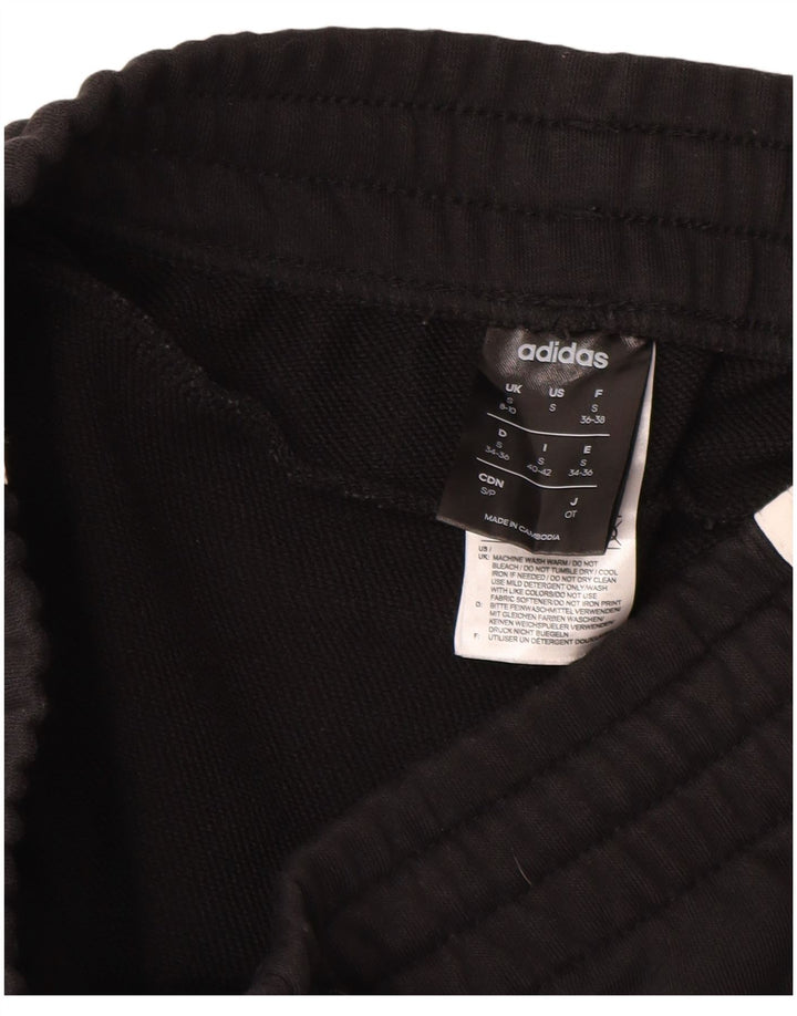 ADIDAS Pantalon de survêtement pour femme Joggers UK 8/10 Small Noir Coton